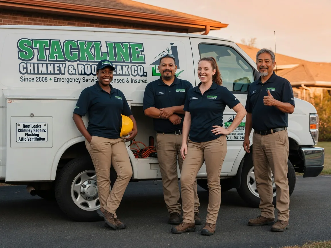Chimney flashing repair company in Stanton, MI